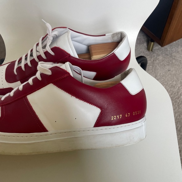 Common Projects sneakers-cherry red and white MEN’s size 47 - Picture 4 of 8